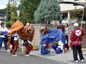 椿のおくんち獅子舞」